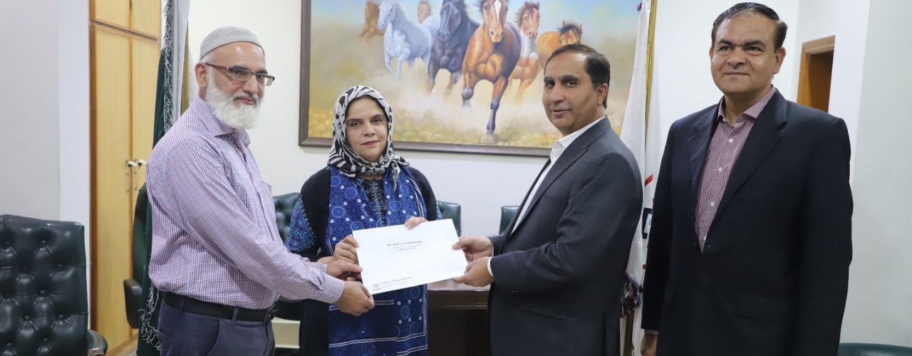 Faculty Promotions letters distribution ceremony at National Textile University, Faisalabad by Prof. Dr. Rashid Masood, Rector